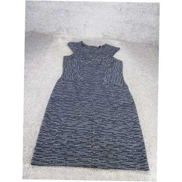 Vintage Ann Taylor Bodycon Dress Womens 10 Blue Tw