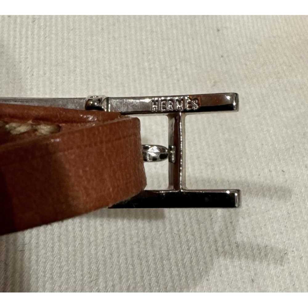 Hermès Behapi leather bracelet - image 7