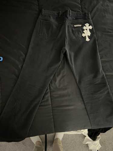 Chrome Hearts Chrome Hearts Fleur Knee Patch Pants