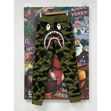 Bape BAPE Shark Sweats Duck Camo Used Small - image 1