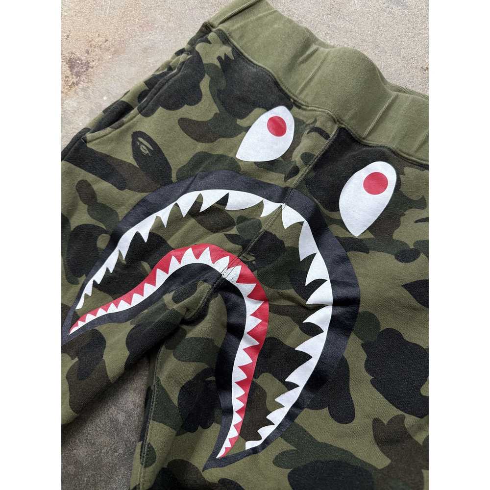 Bape BAPE Shark Sweats Duck Camo Used Small - image 2