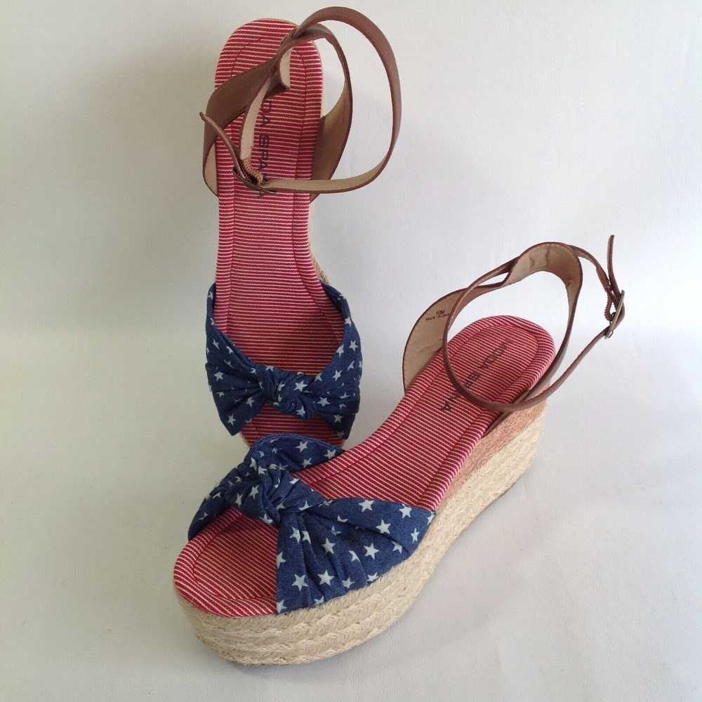 MODA SPANA SIZE 10 WEDGE SANDALS - image 4