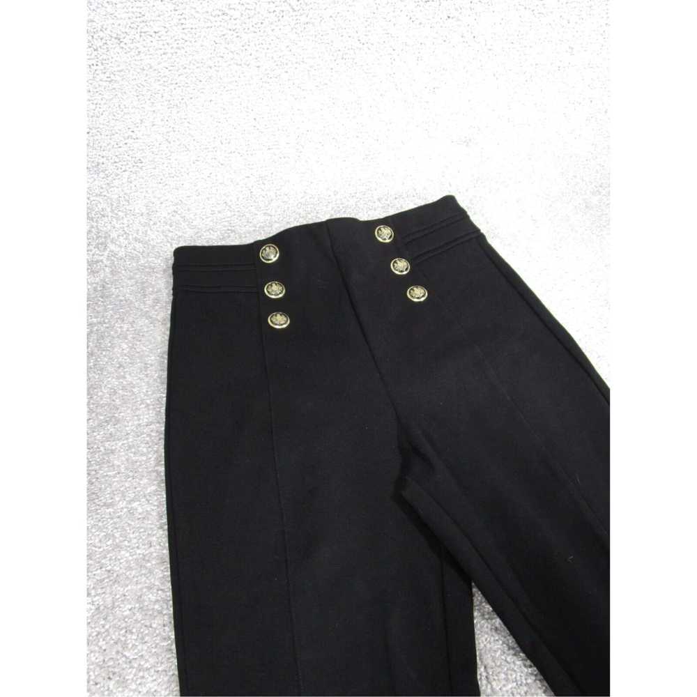 Zara Zara Leggings Womens Medium Black Sailor But… - image 2