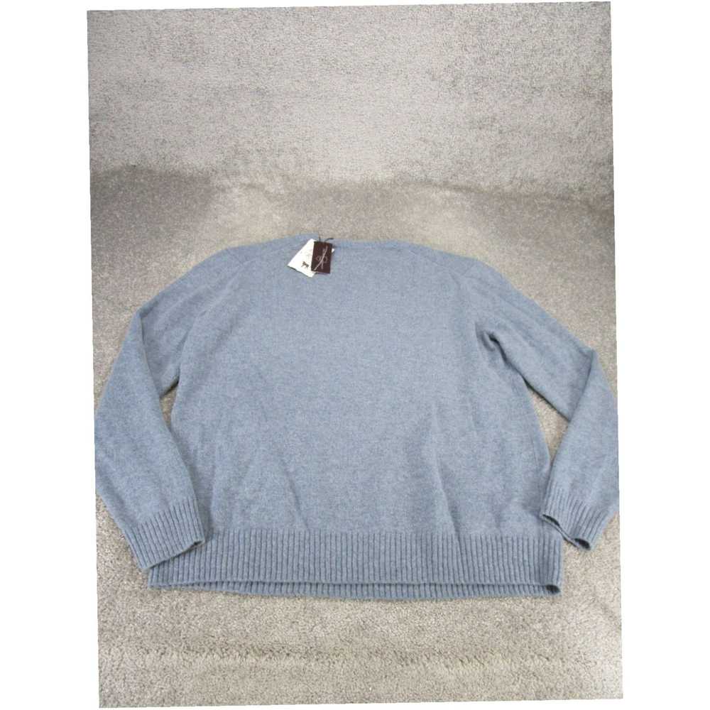 Blend Black Brown 1826 Sweater Mens 2Xl Blue Lamb… - image 3