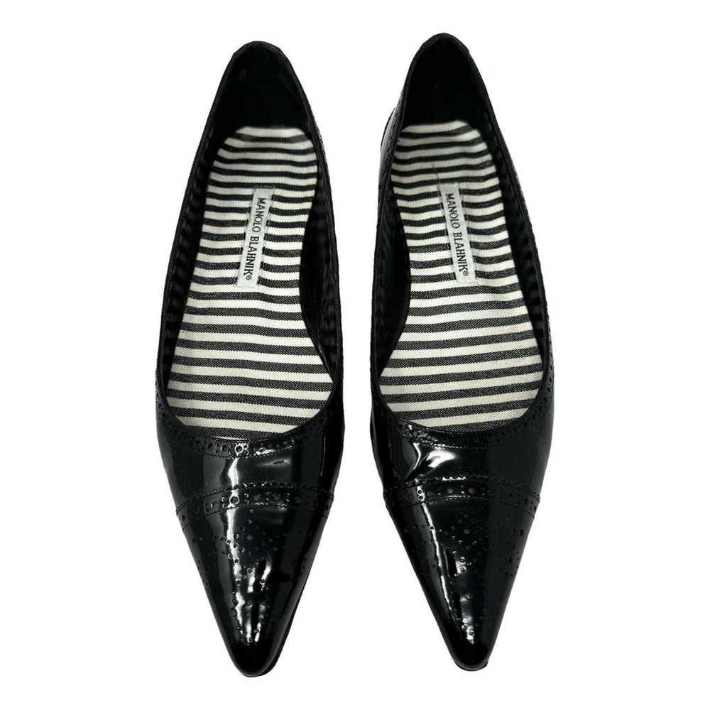 Manolo Blahnik Patent leather flats - image 1