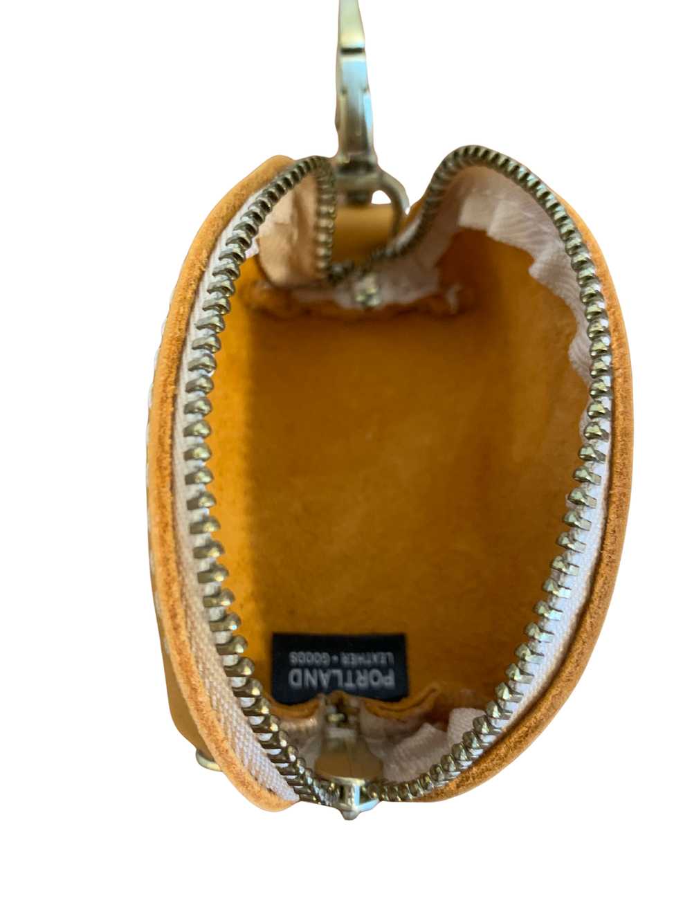 Portland Leather Sunflower Taco Keychain from Mys… - image 4