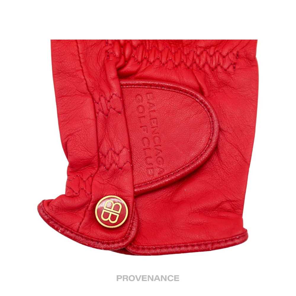 Balenciaga 🔴 Balenciaga Golf Glove - Red Leather - image 3