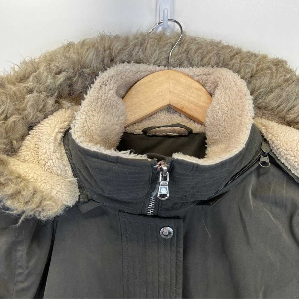 Lauren Ralph Lauren Faux Sherpa Hooded jacket gre… - image 7