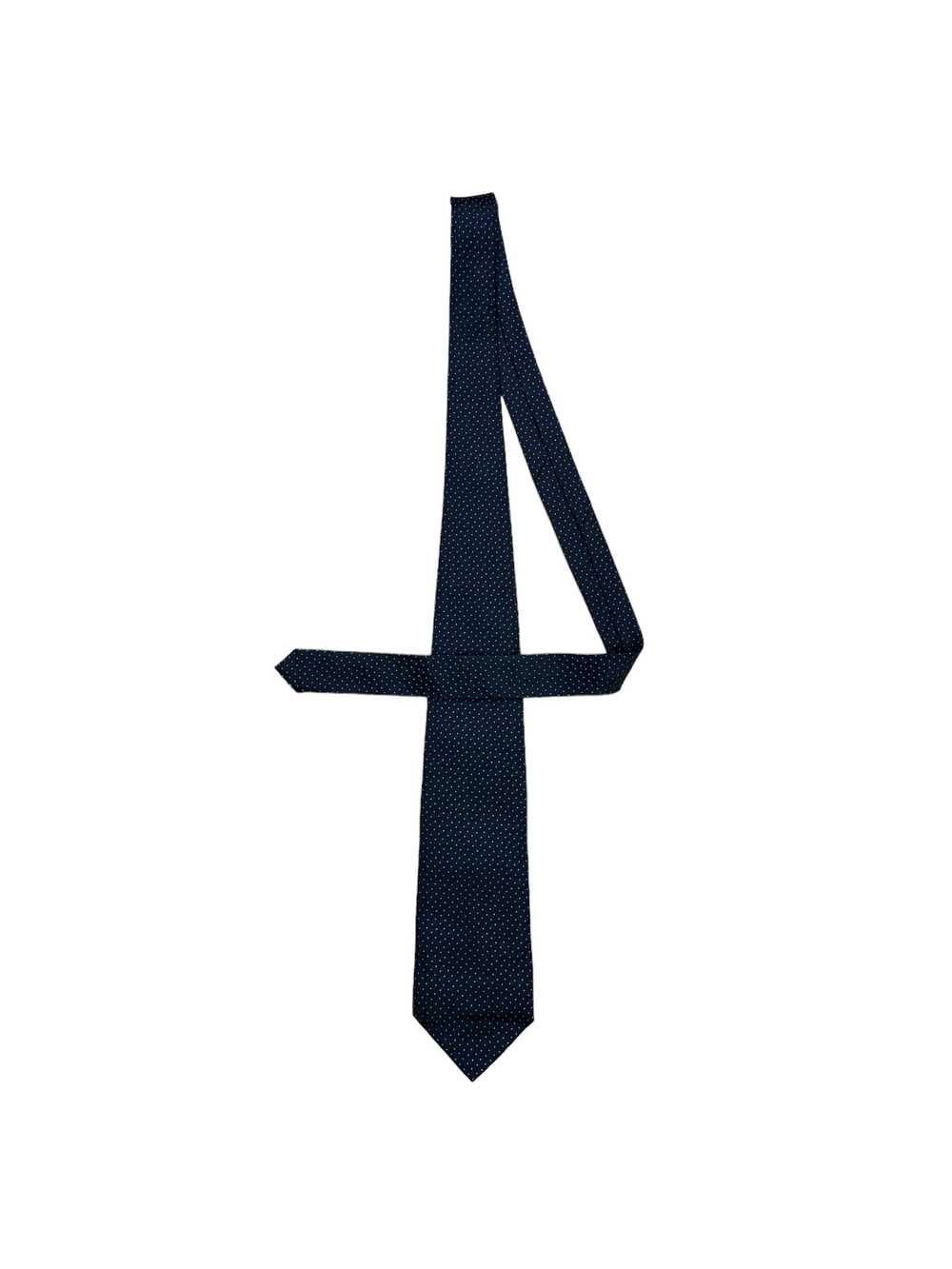 Designer × Lanvin × Luxury Lanvin navy tie - image 1