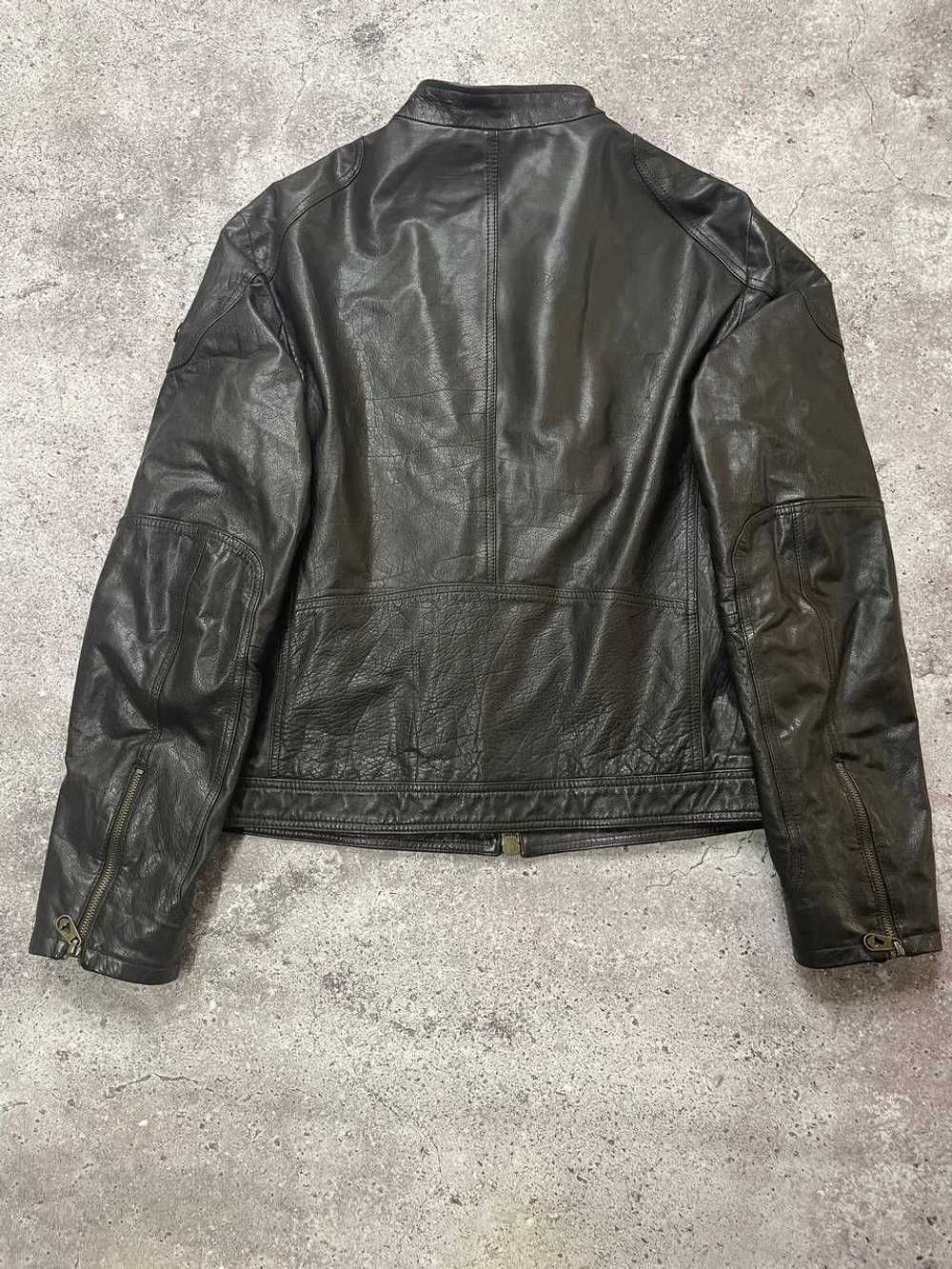 Armani × Giorgio Armani × Leather Jacket Vintage … - image 2