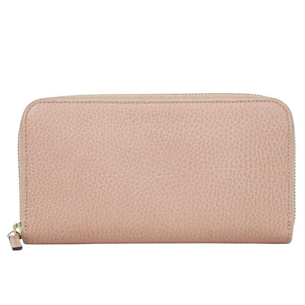 Gucci Pink Leather Wallet (Pre-Owned) - image 1