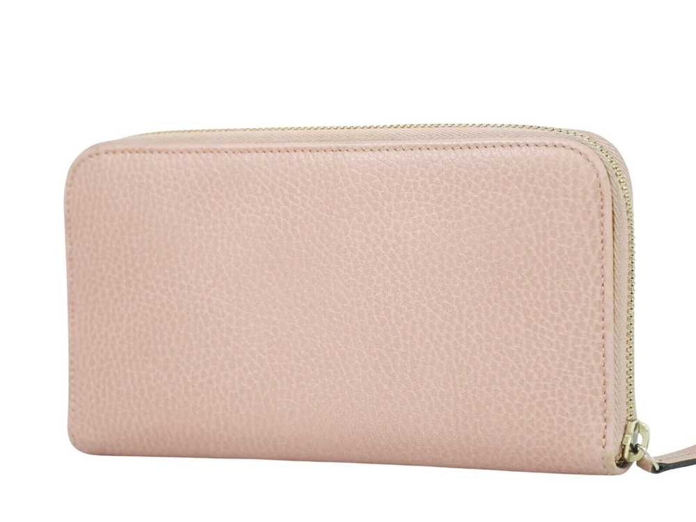 Gucci Pink Leather Wallet (Pre-Owned) - image 2