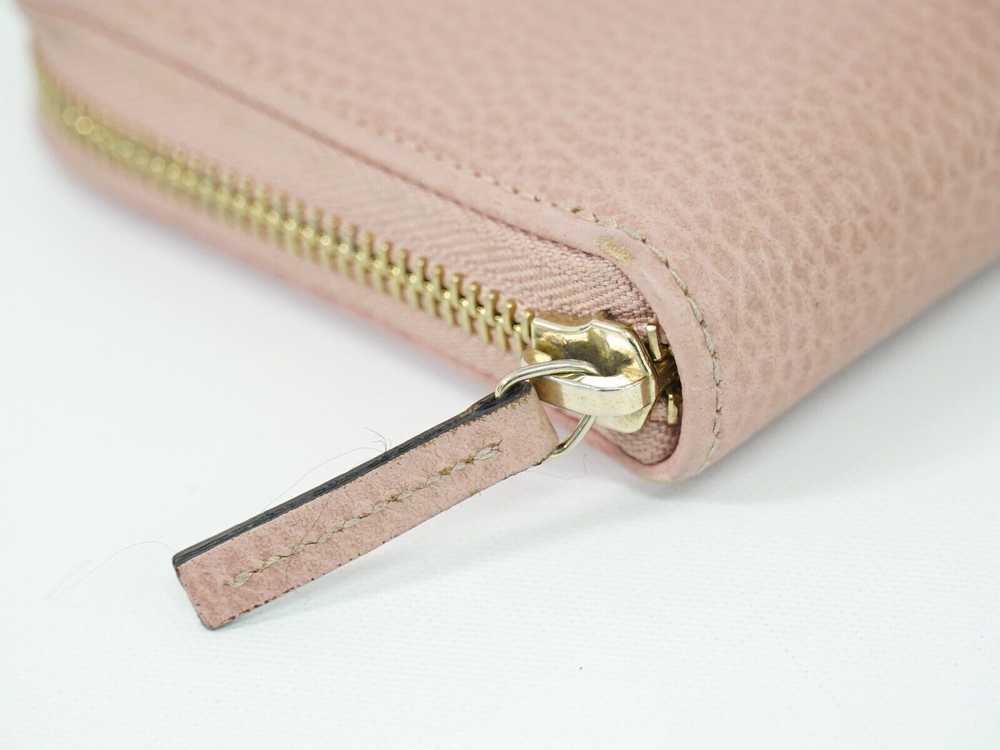 Gucci Pink Leather Wallet (Pre-Owned) - image 5