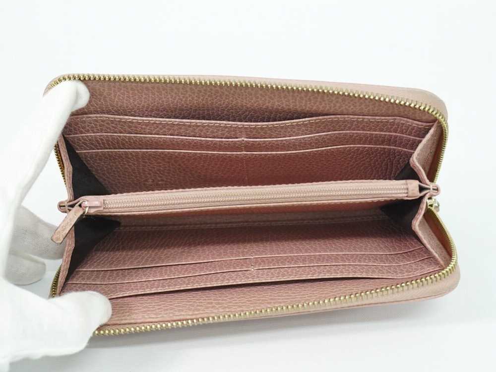 Gucci Pink Leather Wallet (Pre-Owned) - image 6