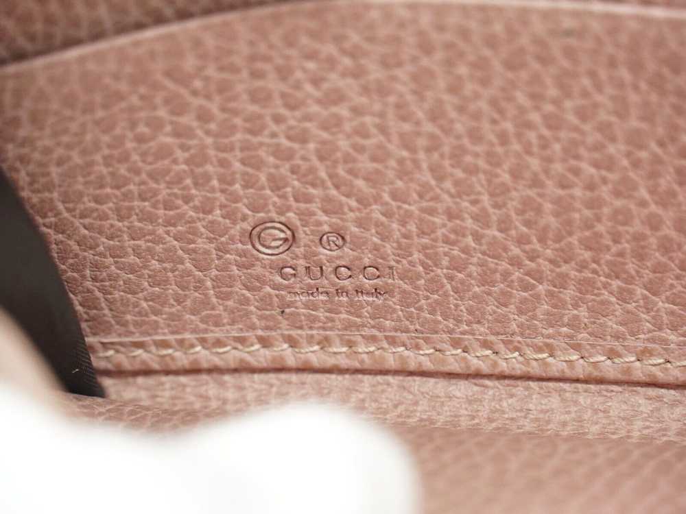 Gucci Pink Leather Wallet (Pre-Owned) - image 8