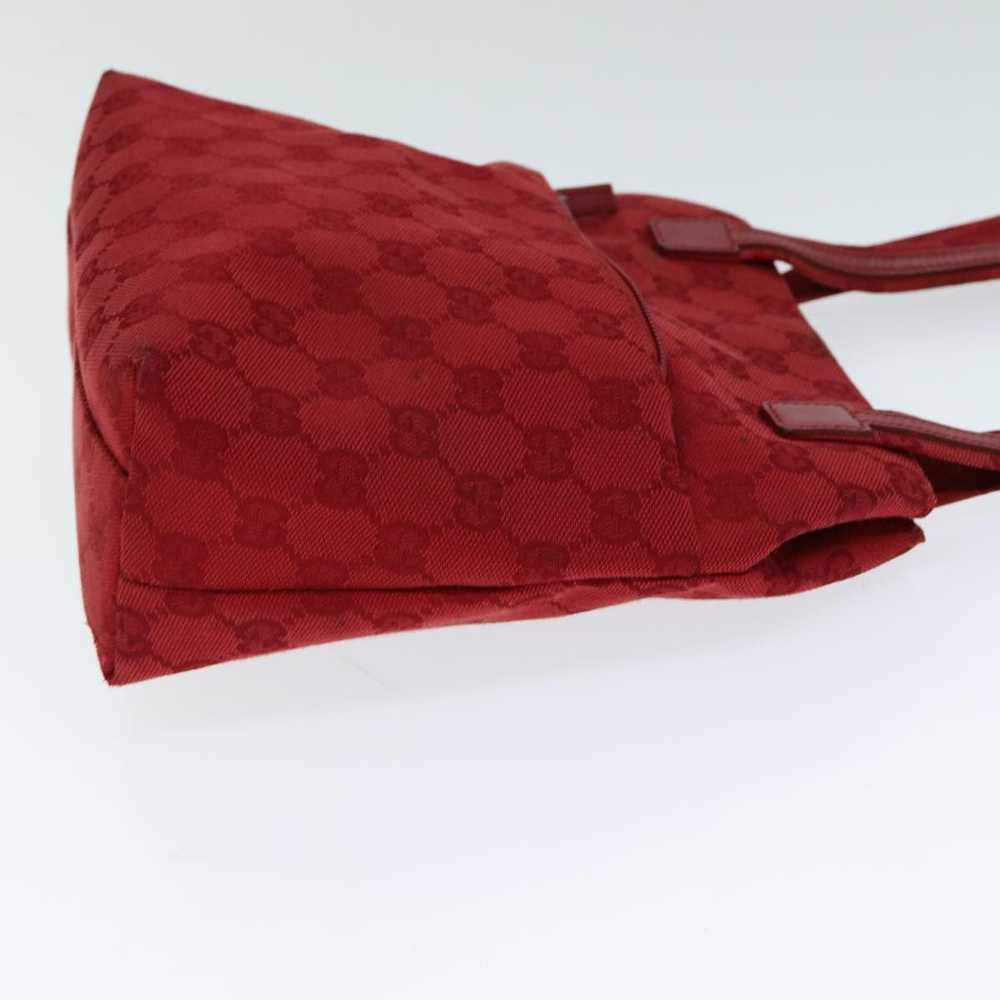 Gucci Red Canvas Shoulder Bag (Pre-Owned) - image 3