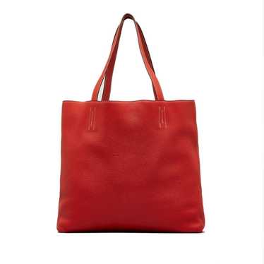 Hermès Double sens leather tote