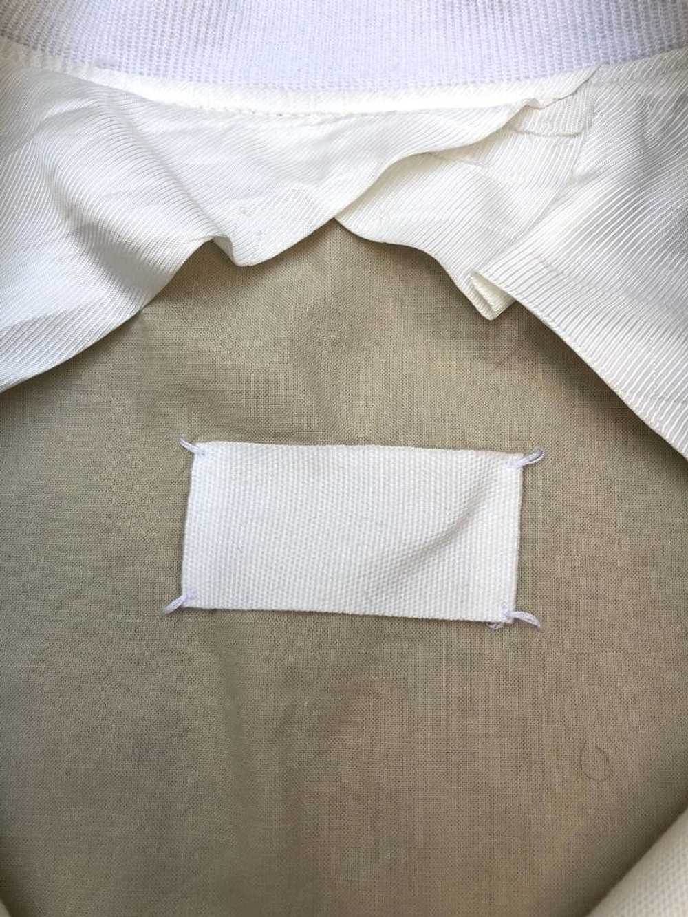 Maison Margiela SS 2004 White Bomber Jacket - image 3