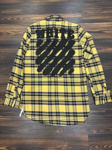 Off white spray flannel best sale