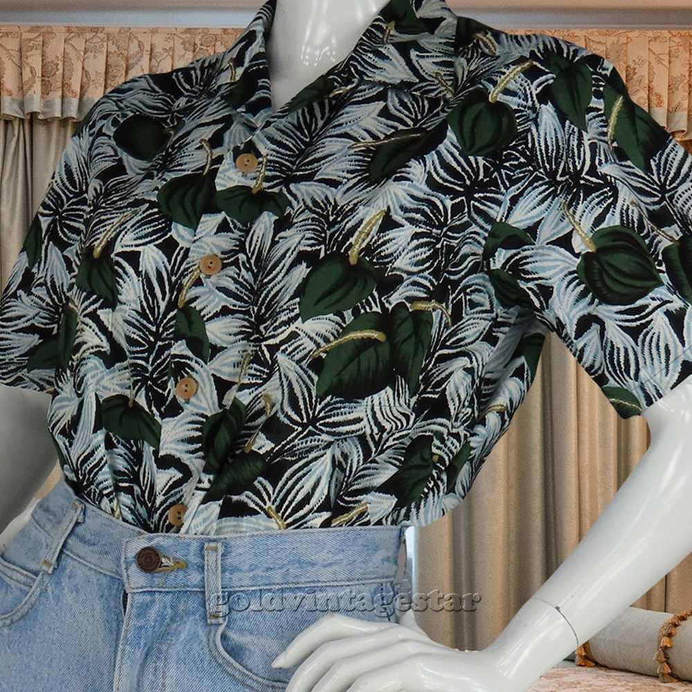 Other 50s Pali Hawaiian Botanical Shirt S Casual … - image 6