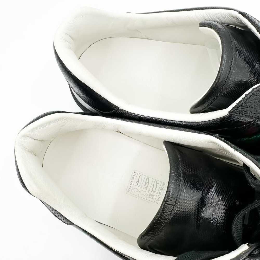 Gucci Ace patent leather trainers - image 10