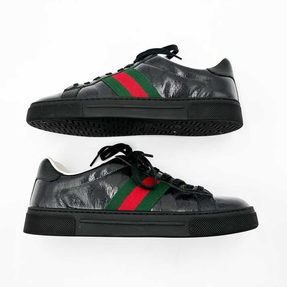 Gucci Ace patent leather trainers - image 6