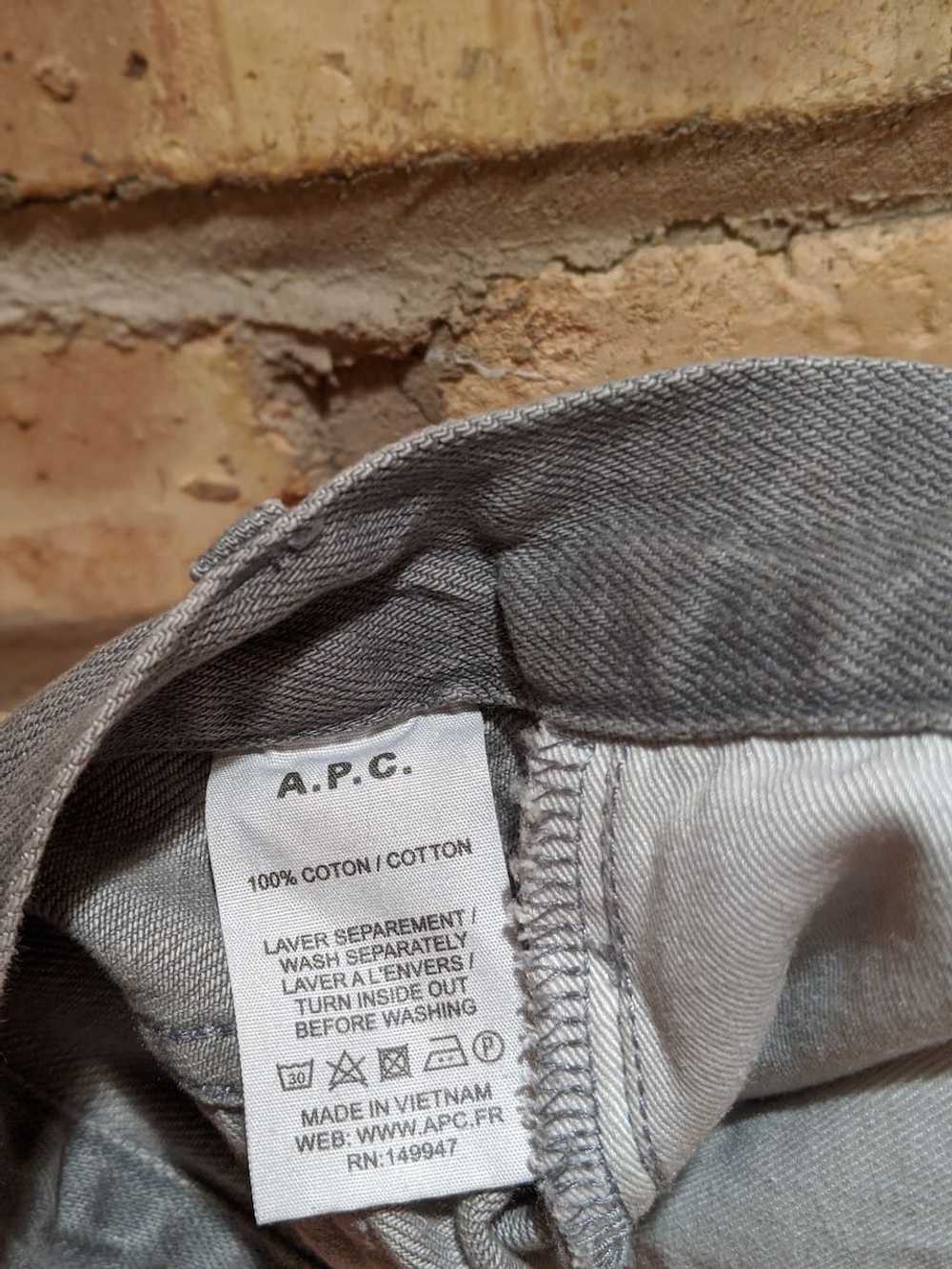 A.P.C. APC Petit New Standard Grey Selvedge Denim - image 12