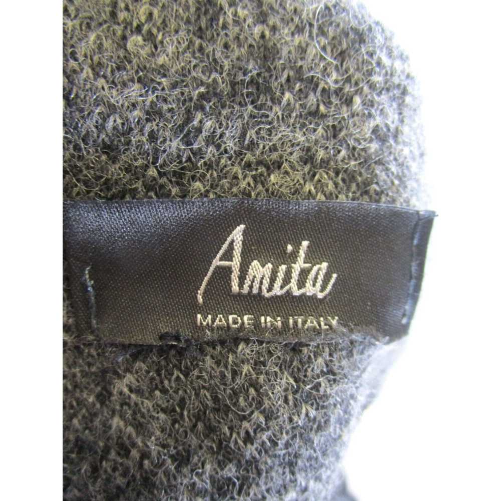 Vintage Amita Sweater Vest Womens Large Gray Wool… - image 6