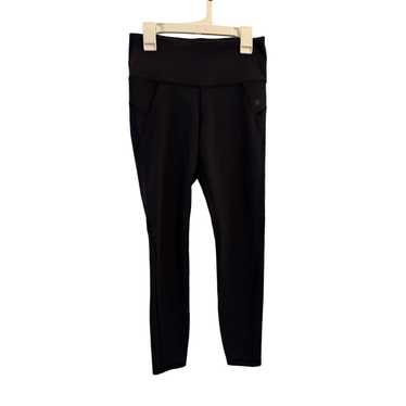 Athleta Black Leggings with Airflow Details - Siz… - image 1