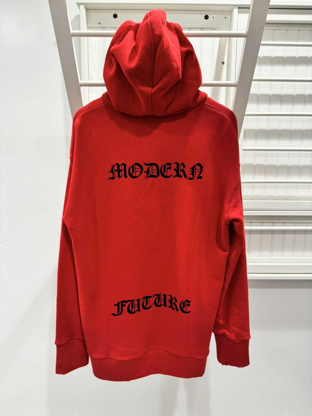 Gucci Gucci Angry Cat Distressed Hoodie - image 2