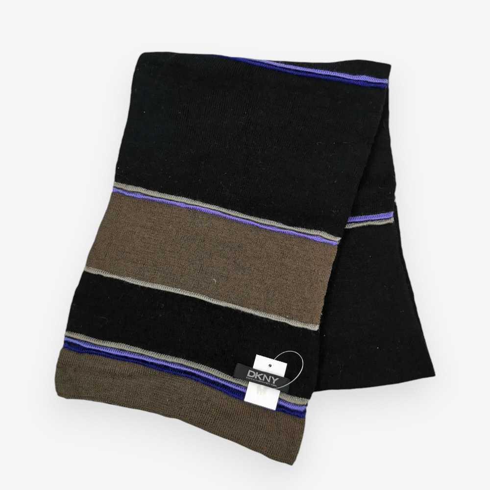 DKNY × Vintage Vintage DKNY Scarf Wool Cashmere M… - image 3