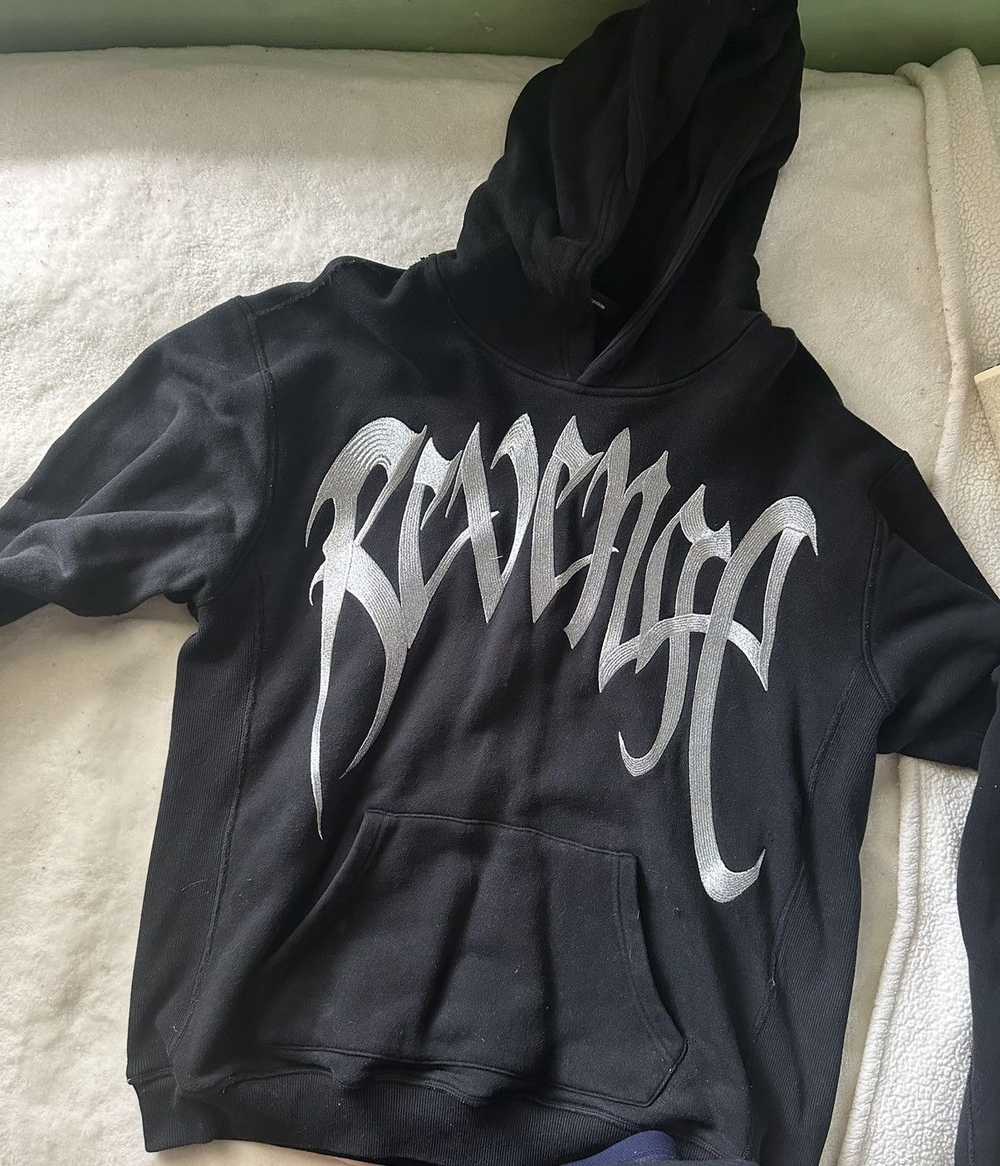 Revenge Revenge Embroidered Arch Logo Hoodie - image 1