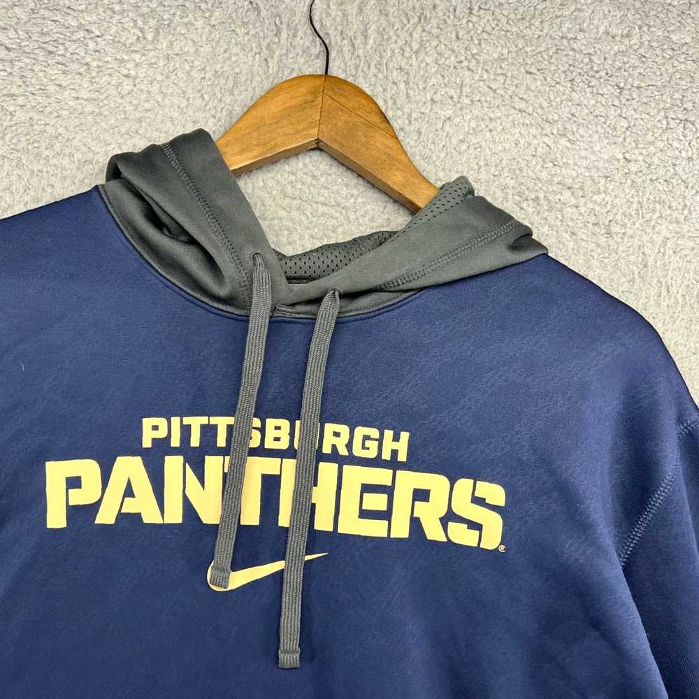 Nike Pittsburgh Panthers Blue Therma Hoodie Sweat… - image 4