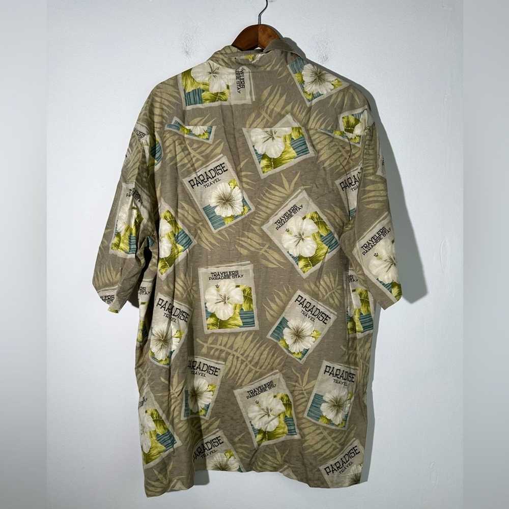 Caribbean Vintage Paradise Travel Hawaiian Shirt - image 5