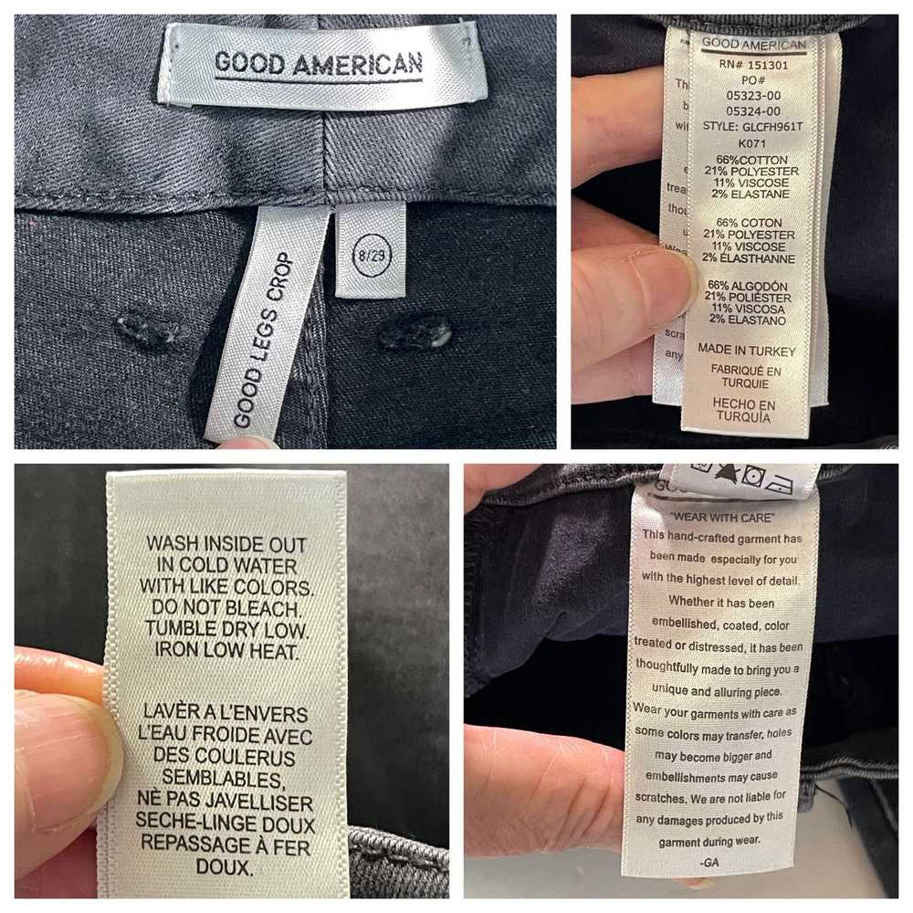 Good American Good American Good Legs Crop Jeans … - image 11