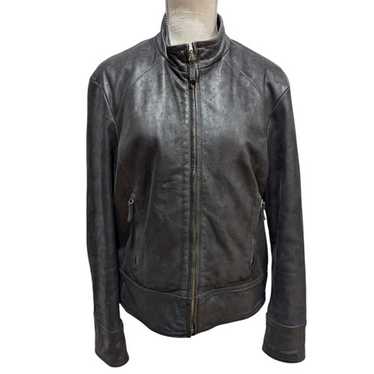 ジャケット・アウター Armani Jeans Leather Jacket Men's Armani Jeans Leather jacket, size XXL (Grey) | Emmy