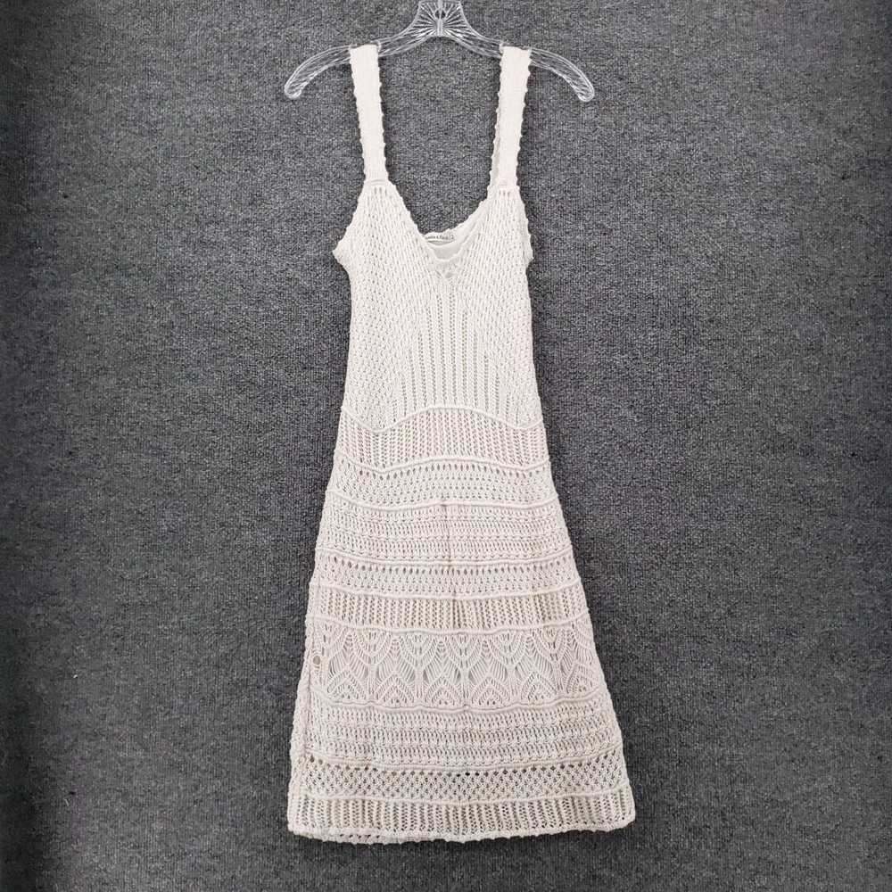 Abercrombie & Fitch White Crochet Mini Tank A Lin… - image 1