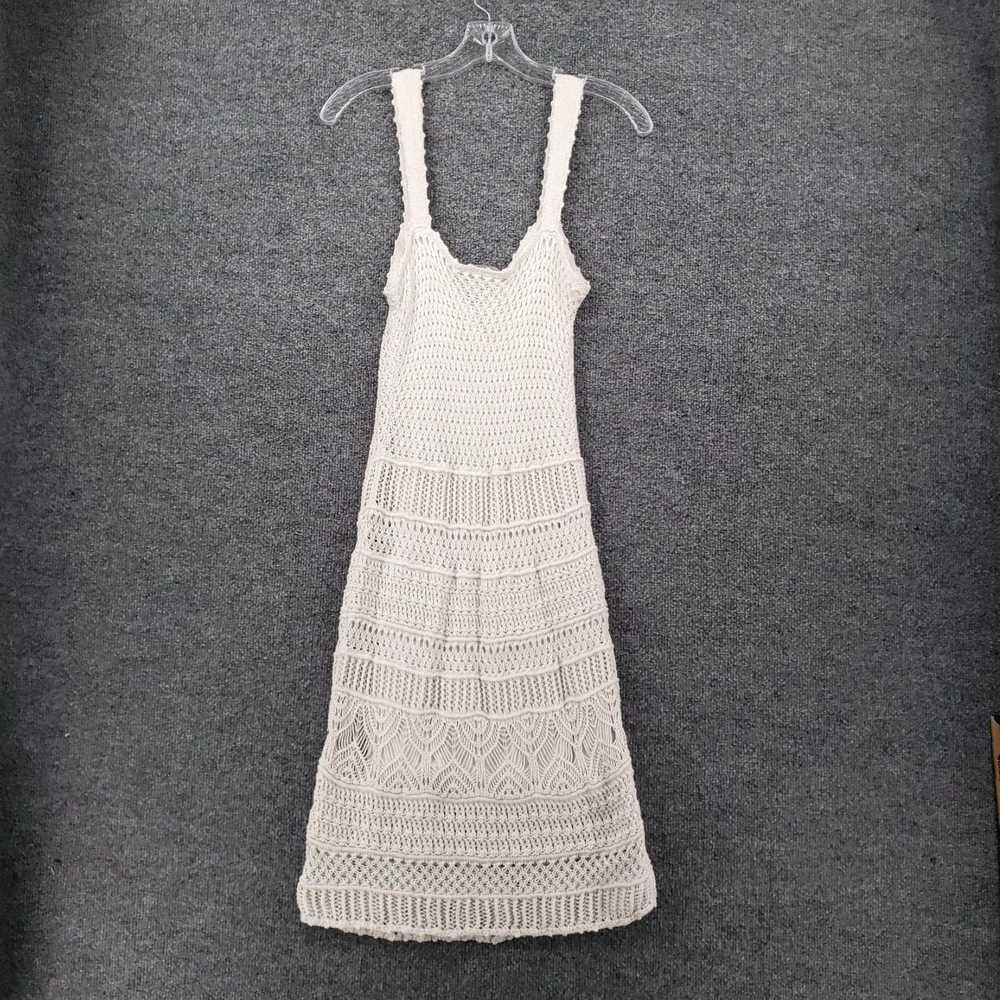 Abercrombie & Fitch White Crochet Mini Tank A Lin… - image 2