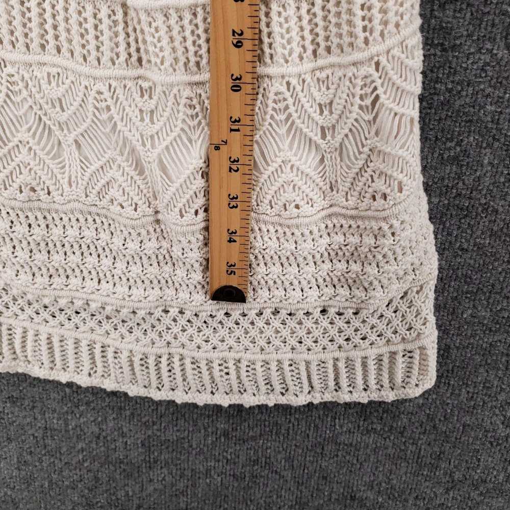 Abercrombie & Fitch White Crochet Mini Tank A Lin… - image 6