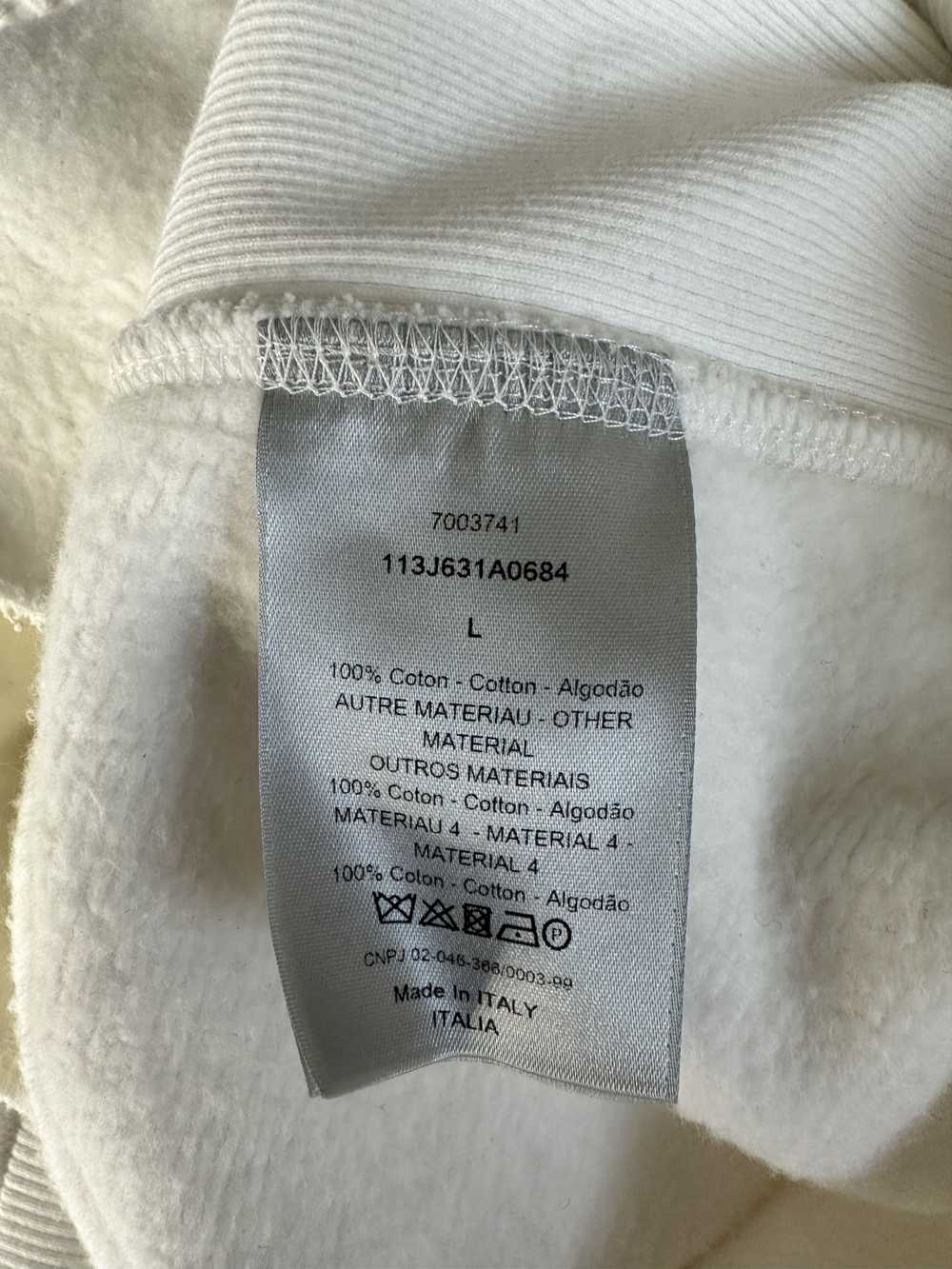 Dior Dior White Oblique Towel Hoodie - image 4