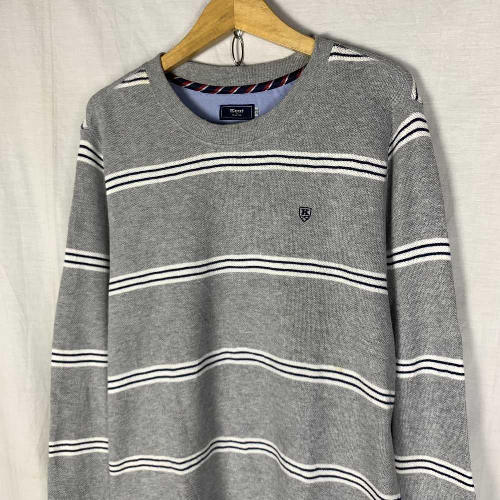 Japanese Brand × Vintage Vintage KENT Striped Swe… - image 2