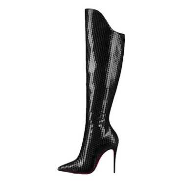 Christian Louboutin Patent leather boots