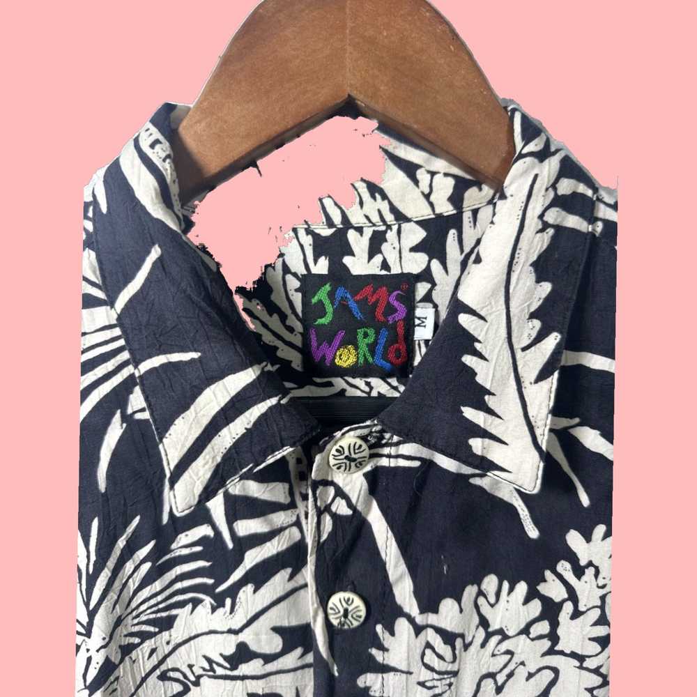 Jams World Vintage Hawaiian Style Rayon Shirt wit… - image 2