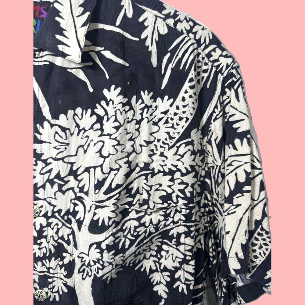 Jams World Vintage Hawaiian Style Rayon Shirt wit… - image 3