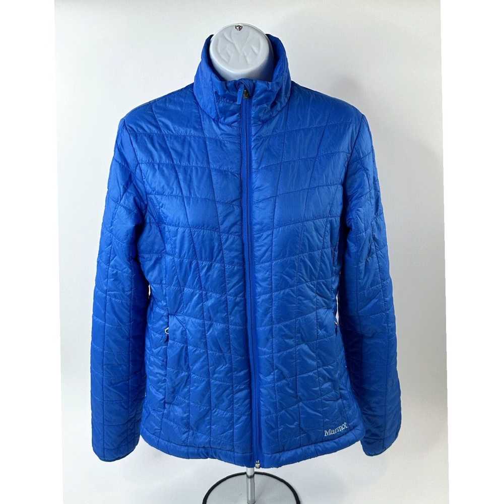 Marmot Womens Small Blue Quilted Puffer Insulated… - image 1