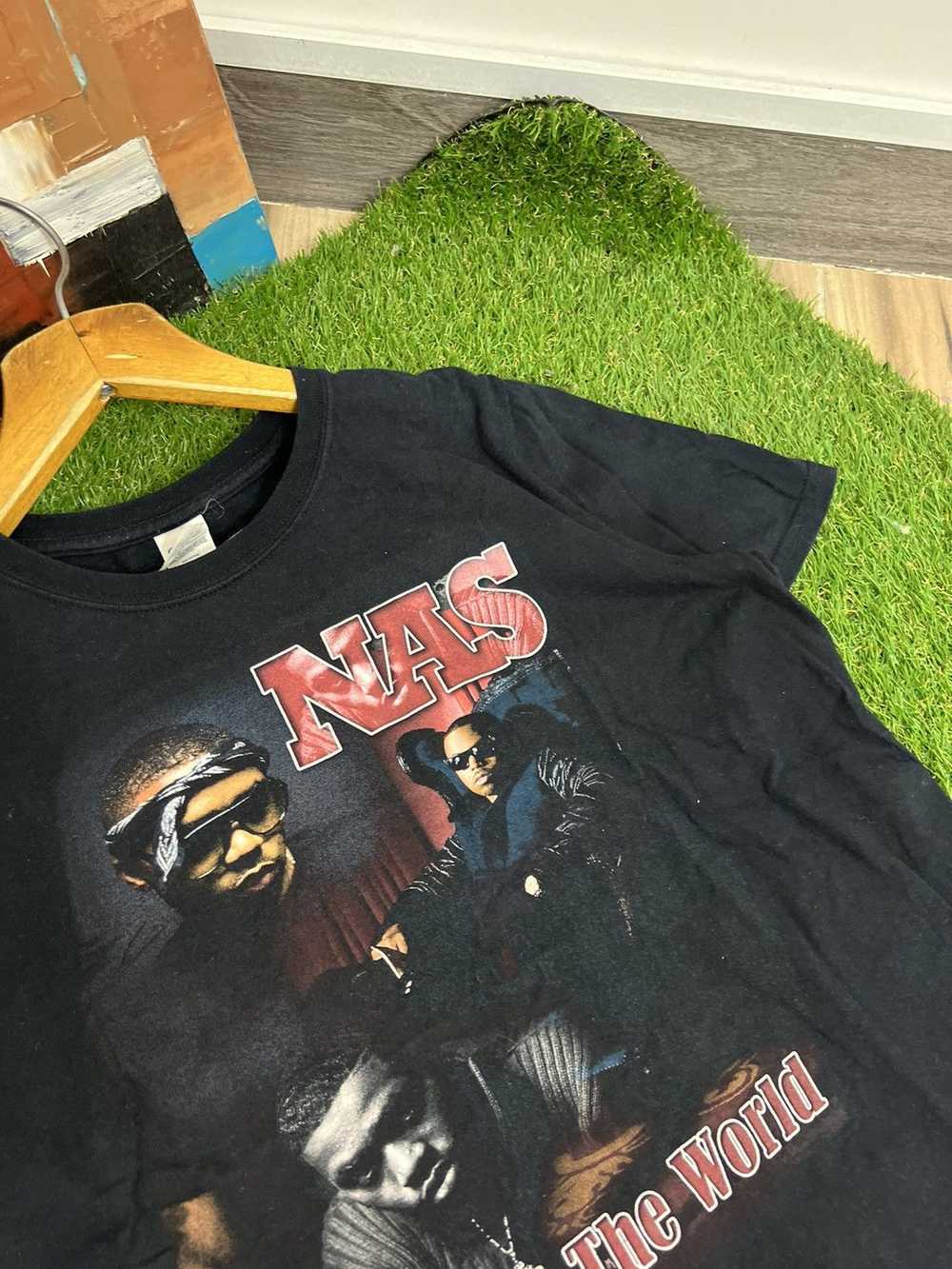 Rap Tees × Streetwear × Vintage Vintage Y2K Nas G… - image 3