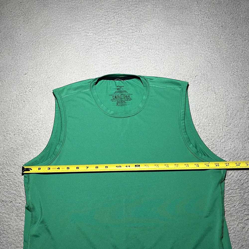 Patagonia Stylish Mens Green Stretch Sleeveless R… - image 4