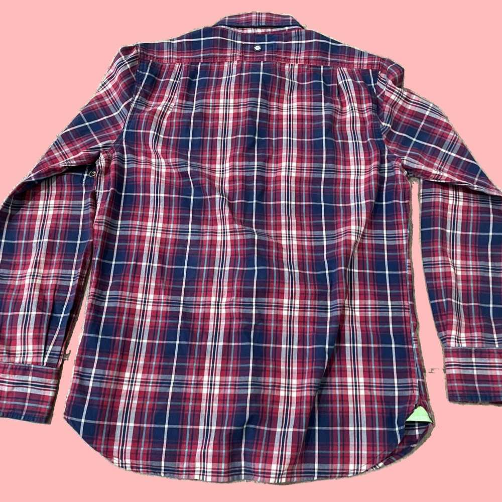 Superdry Authentic Mens XL Plaid Long Sleeve Butt… - image 5