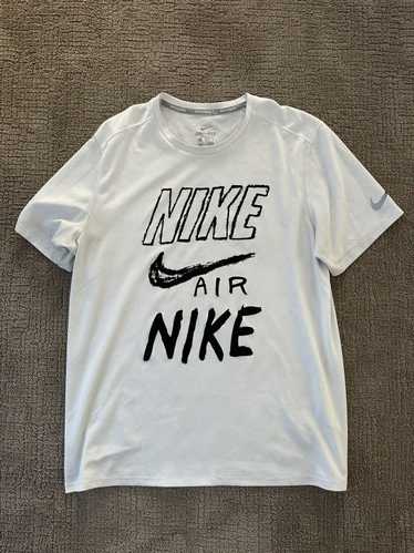 Nike White Graffiti Graphic Tee