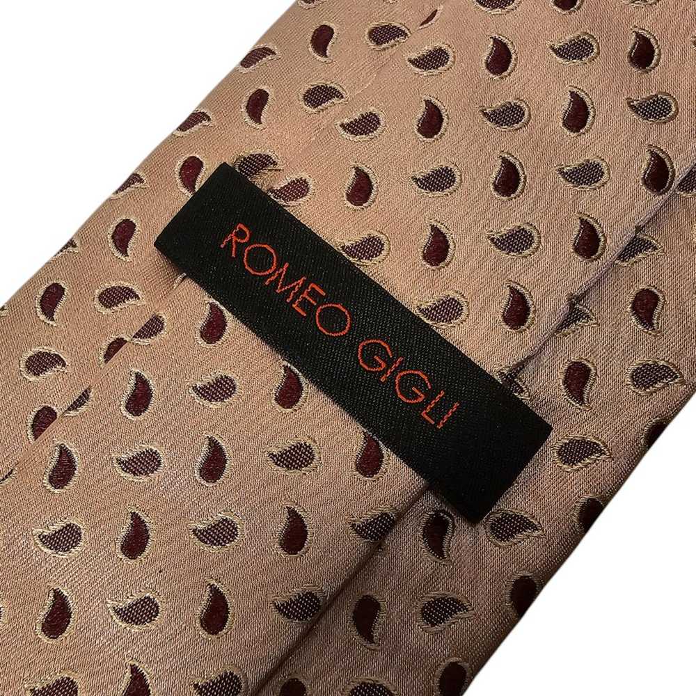 Romeo Gigli Silk tie - image 3